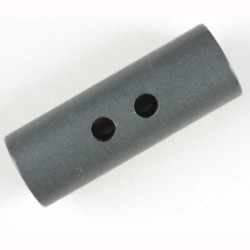 Knapp, 38mm sylinder sort