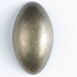Metallknapp, 34mm bronse