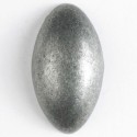 Sølvknapp, 34mm antikk