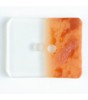 Knapp, 34mm transp/orange