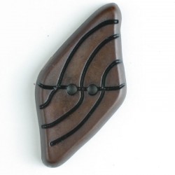 Knapp, 55mm brun