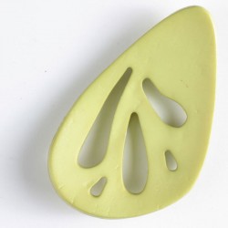 Dekorknapp, 70mm lime