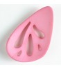Dekorknapp, 70mm rosa