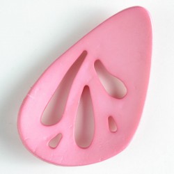 Dekorknapp, 70mm rosa